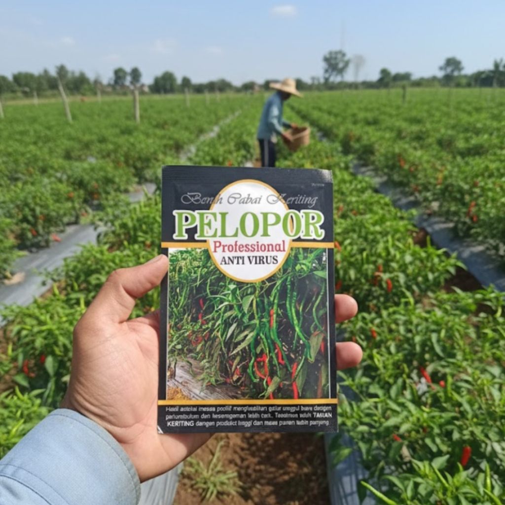 Benih bibit cabe keriting lokal tahan Virus Pelopor 10 gr