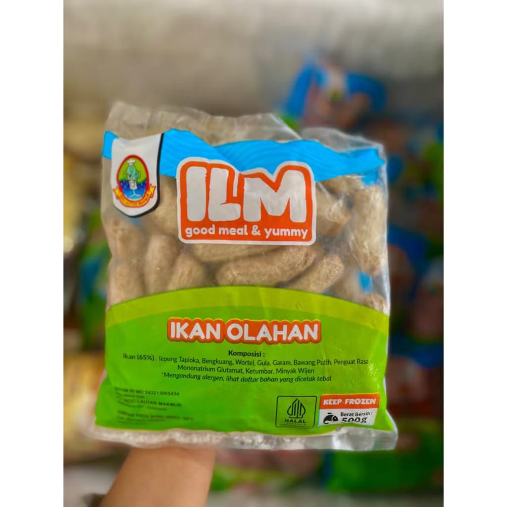 ILM ikan olahan bentuk tempura panjang 500gr / ikan olahan bentuk tempura frozen