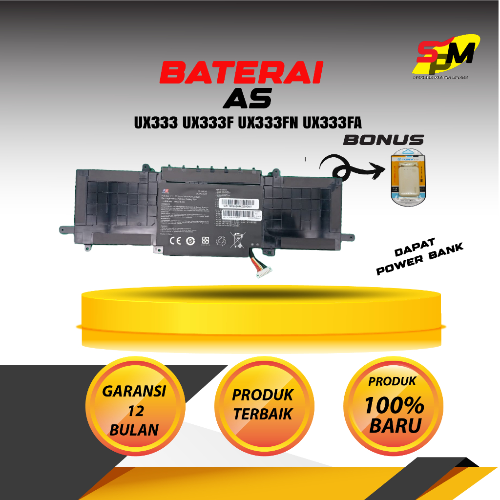 Baterai Asus ux333 ux333f ux333fn ux333fa