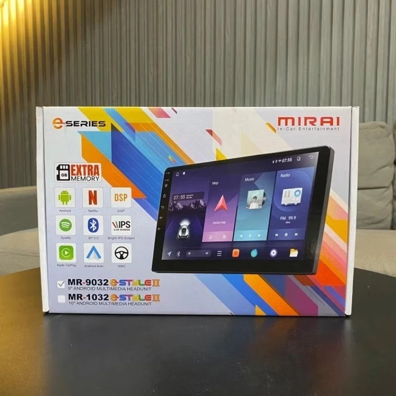 Head Unit Android 9 inch Mirai E-Style / Headunit Mirai Series Murah 9 inch
