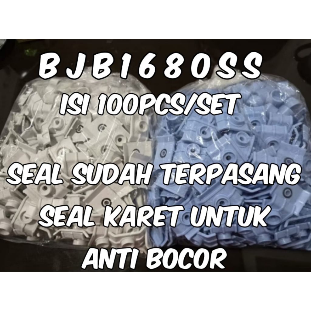 100pcs roofseal atap upvc penutup weather roofseal kotak persegi