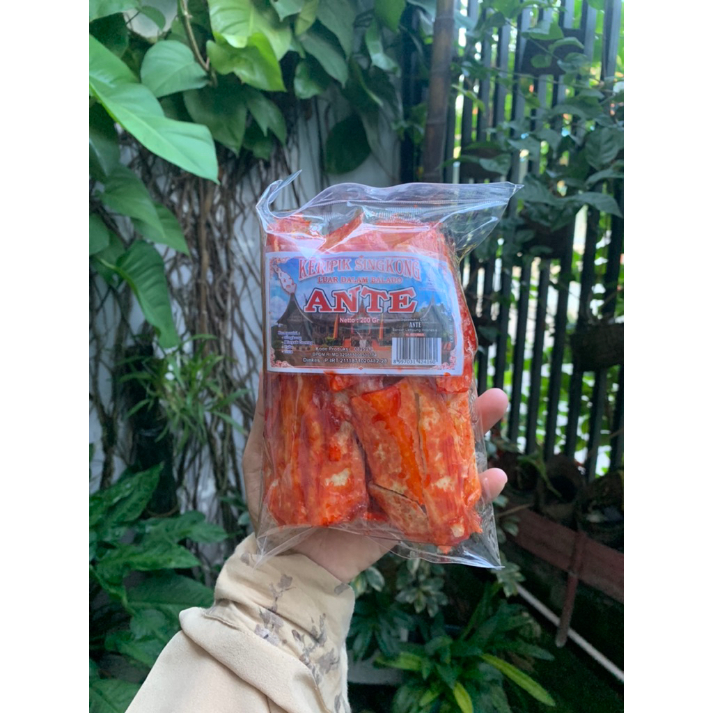 keripik singkong balado Ante