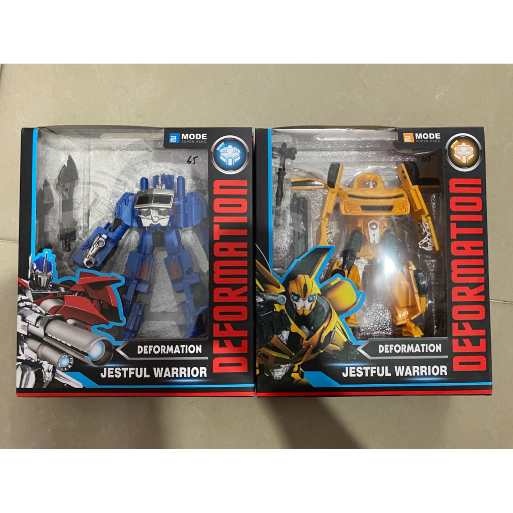 Mainan Robot Deformation Jestful Warrior