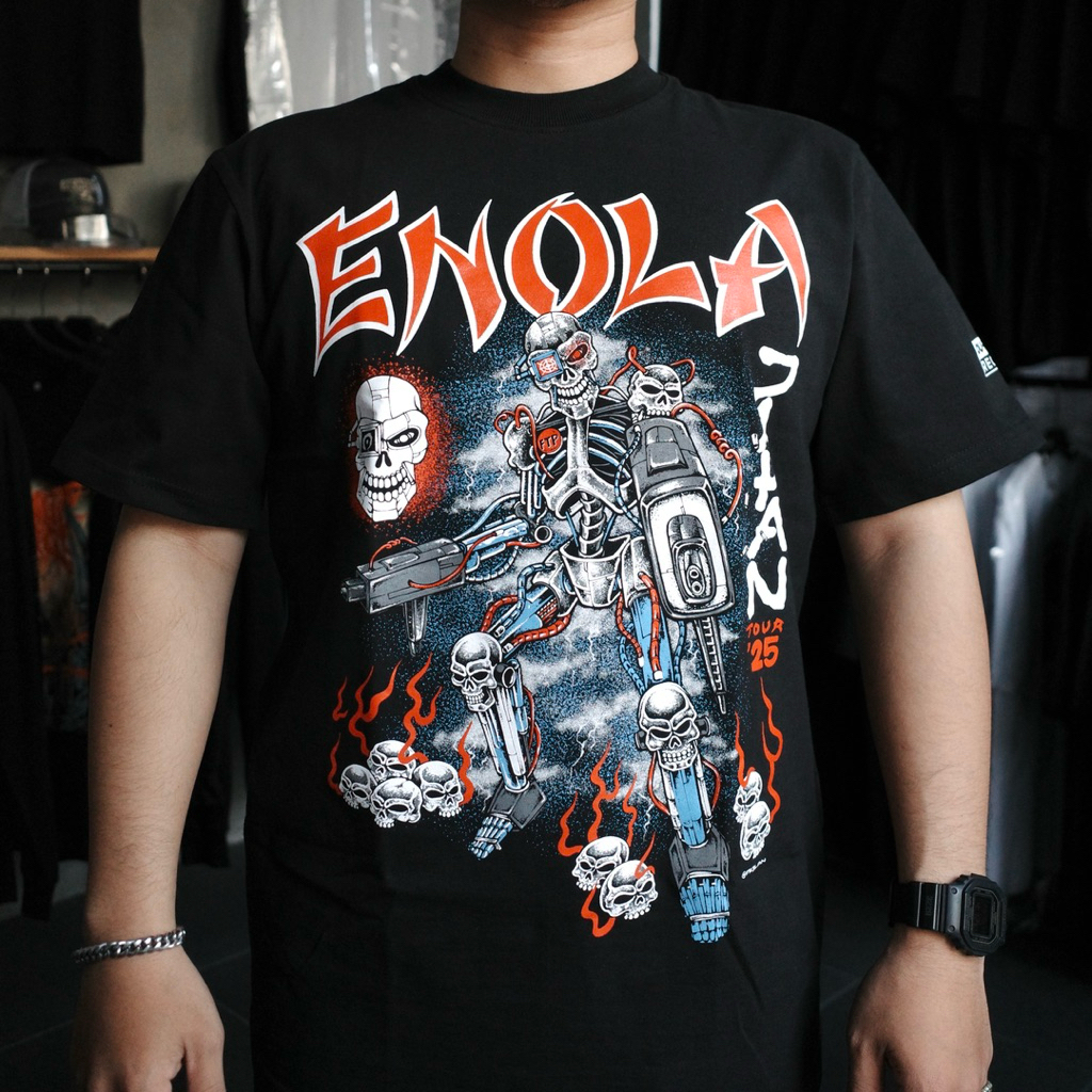 ENOLA 'JAPAN TOUR '25' KAOS BAND OFFICIAL