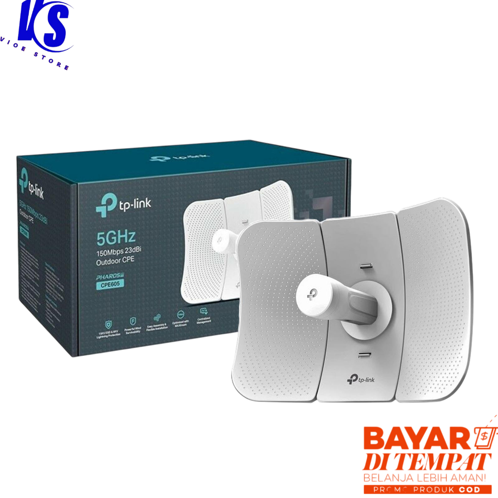 TP-LINK CPE605 5GHZ 150MBps 23Dbi OUTDOOR CPE CPE605 Outdoor 5Ghz CPE series antena mimo