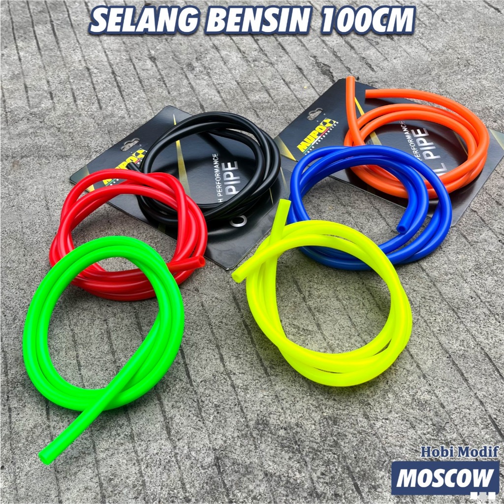SELANG BENSIN PREMIUM MOTOR MOBIL PANJANG 100 CM MUPO RACE UNIVERSAL ANTI KAKU SLANG BENSIN 100CM AN