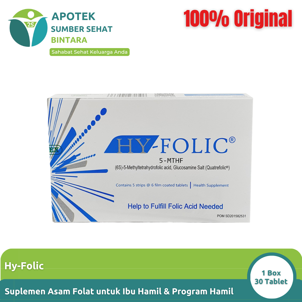 Hy Folic – Suplemen Asam Folat untuk Ibu Hamil & Program Hamil
