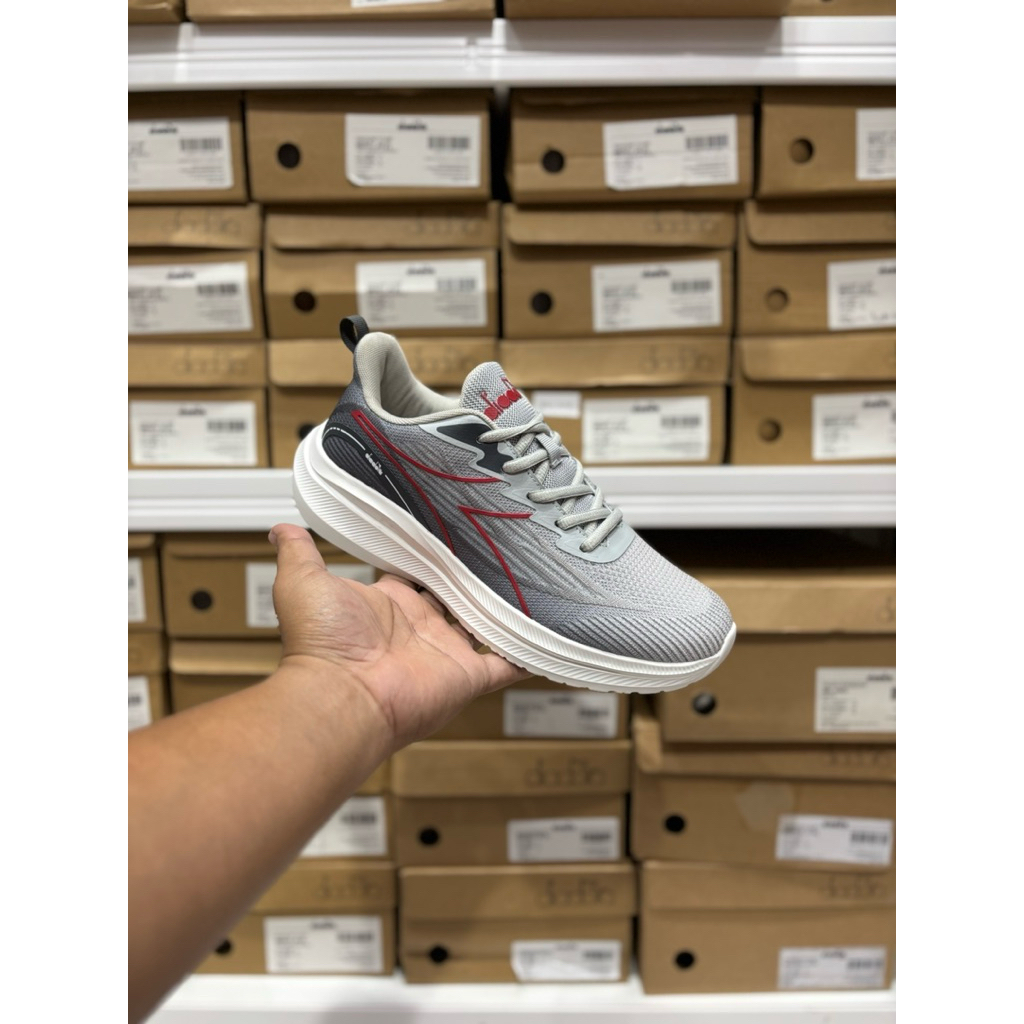 SEPATU RUNNING PRIA DIADORA MARITA GREY DIAX24F1009G ORIGINAL BNIB SHOES