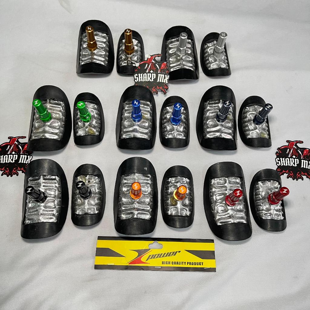 Stopper Ban Jumbo Kombinasi + Rim Lock Nut Ban 18 -21 CNC ZPOWER