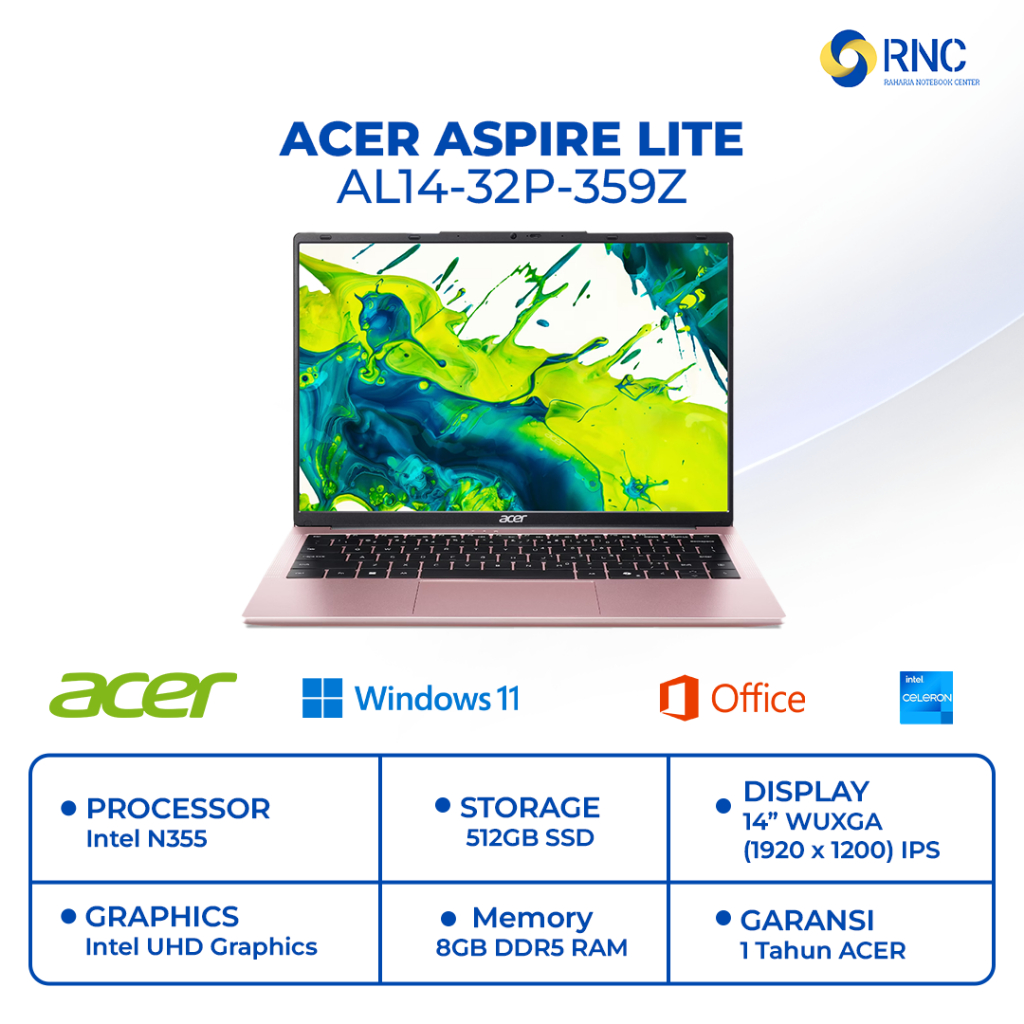 ACER AL14-32P-359Z N355 8GB/512GB