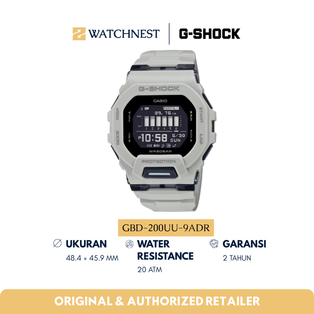 Jam Tangan Pria G-SHOCK GBD-200UU-9DR