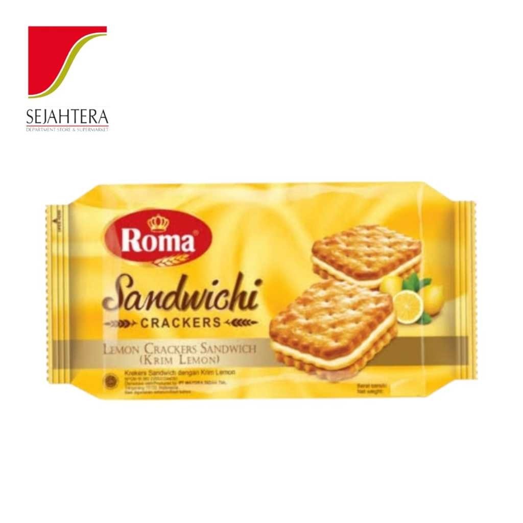 BISKUIT ROMA SANDWICH LEMON 120gr