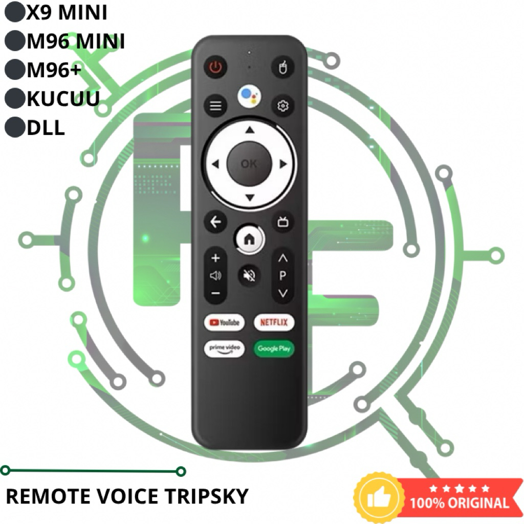 Tripsky Remote Control TV Box VOICE For X9 MINI M96 MINI M96+ KUCUU Android Tv Box