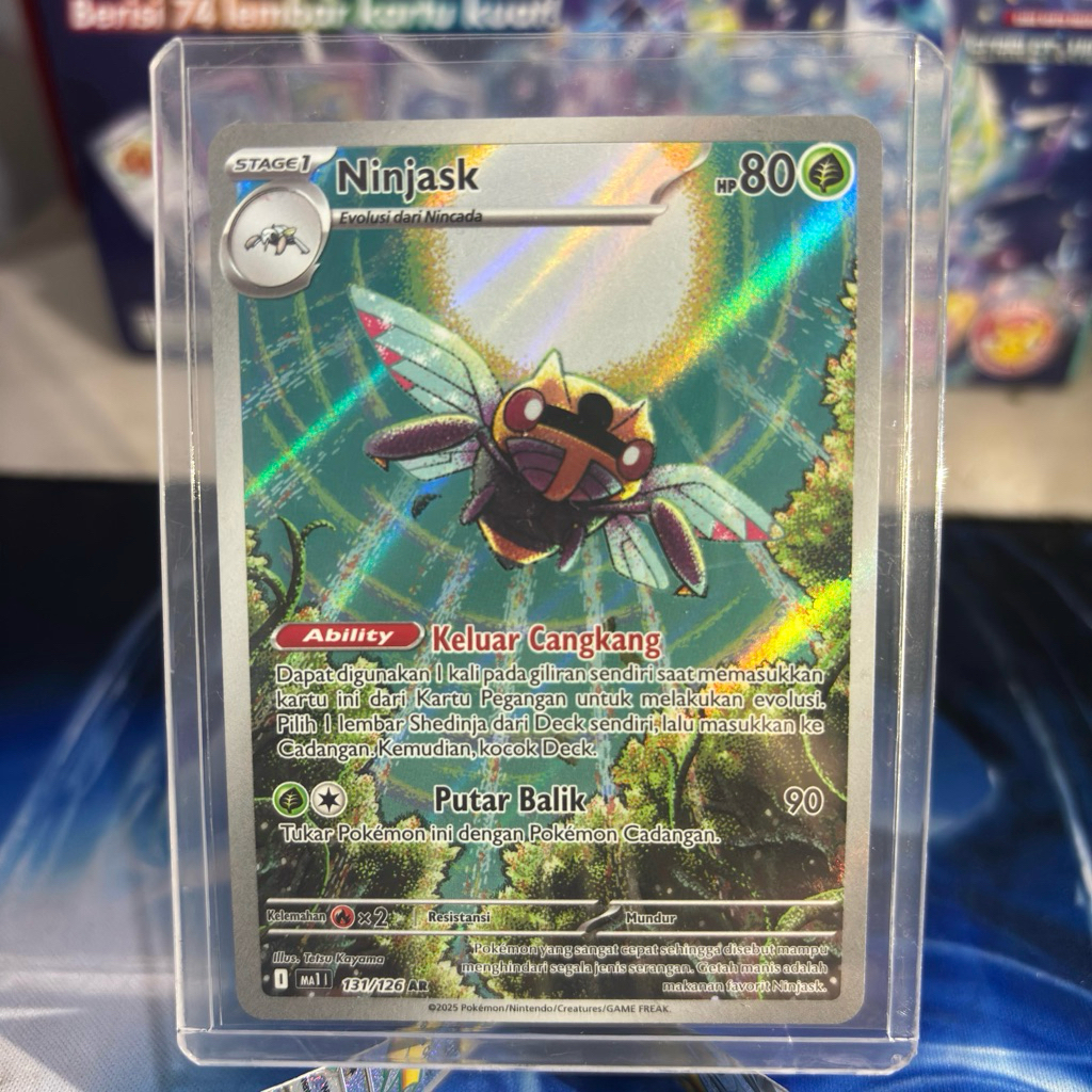 Ninjask Evolusi Mega 131/126 AR Pokemon TCG Ori