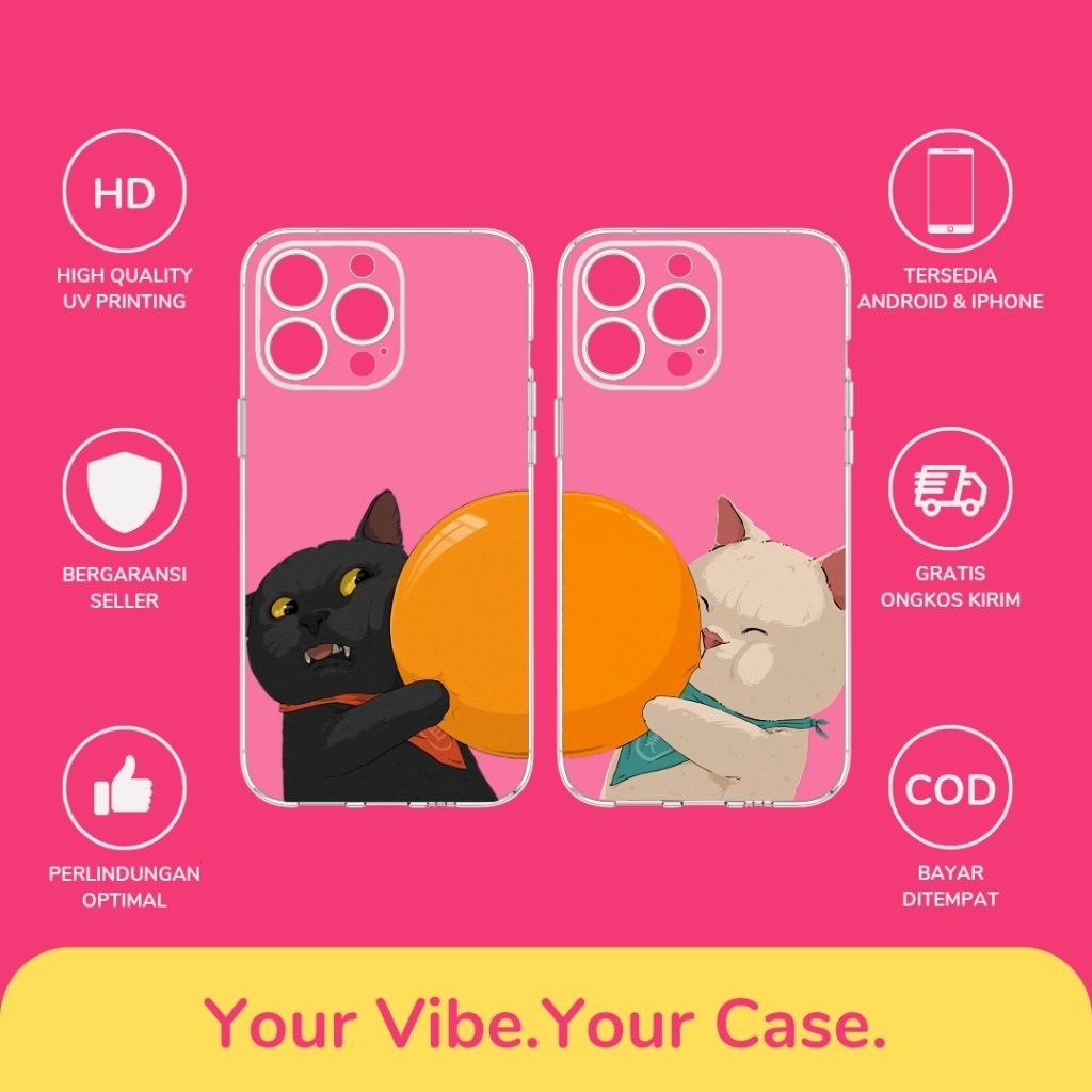 Custom Case Chibi Cute Couple 4 All Type Hp