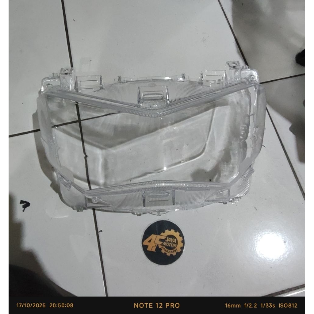 kaca lampu depan nmax new