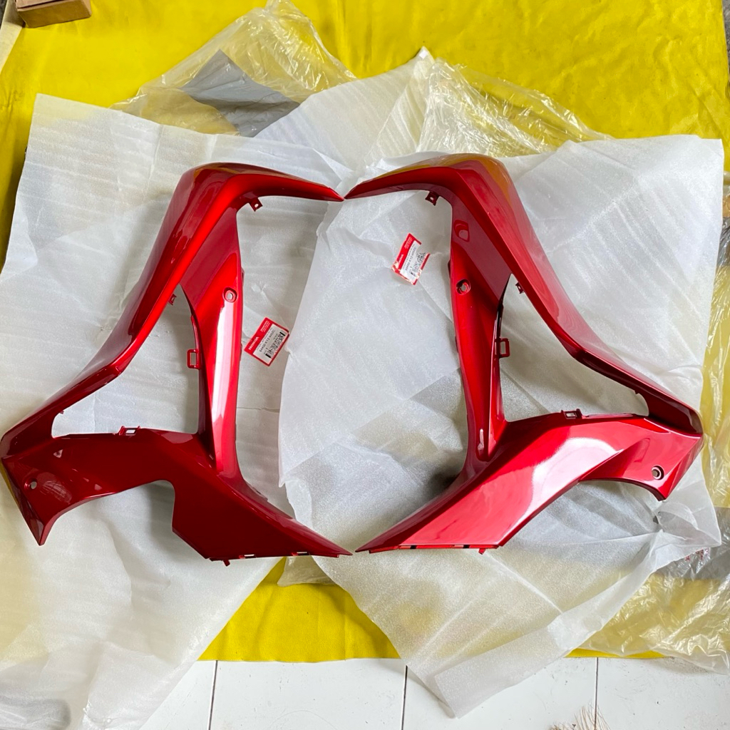 SAYAP KANAN KIRI Honda Supra X 125 Helm in original AHM MERAH 64450-KYZ-900ZC 64400-KYZ-900ZC