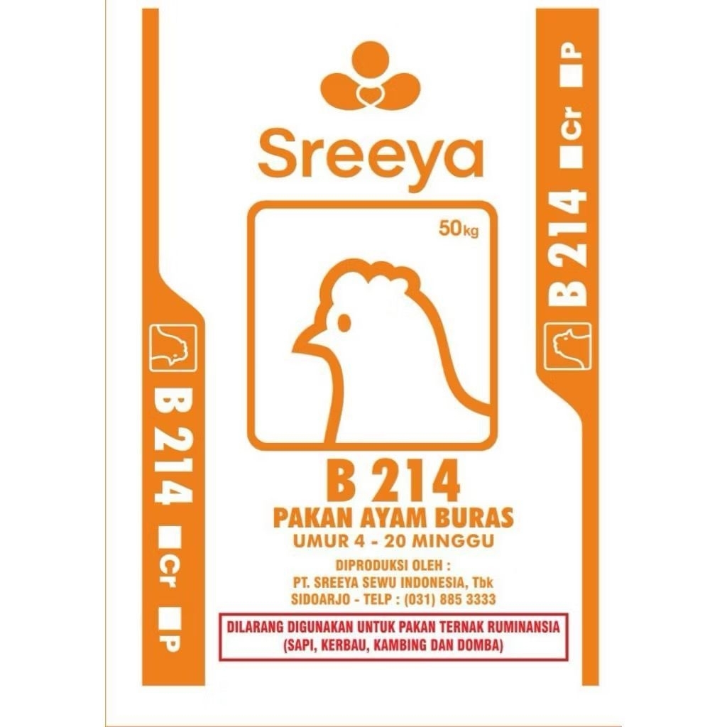 pur pakan ayam buras Sreeya B-214