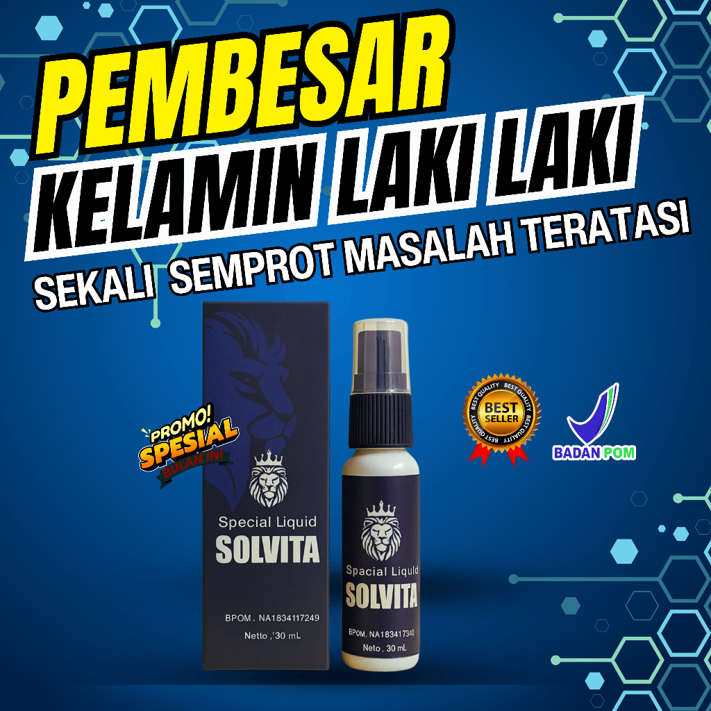 SOLVITA PEMBESAR kelamin laki laki original bpom