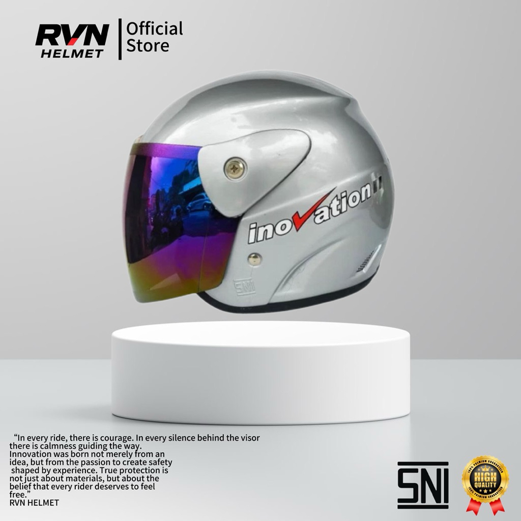 Helm Evolution - Helm Half Face SNI Premium Pria Wanita