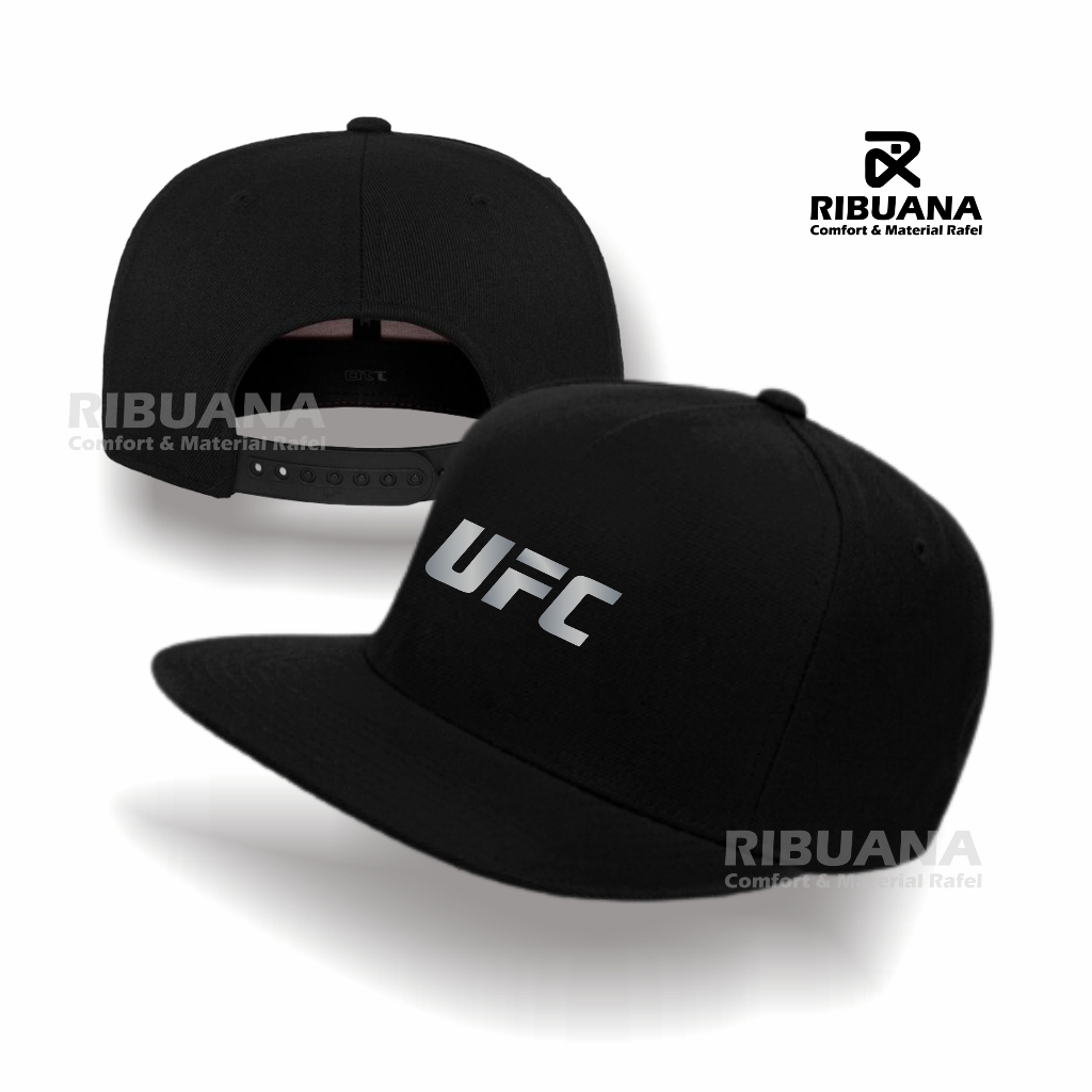 Ribuana Topi Snapback Pria Dewasa Original Distro Premium Caps UFC