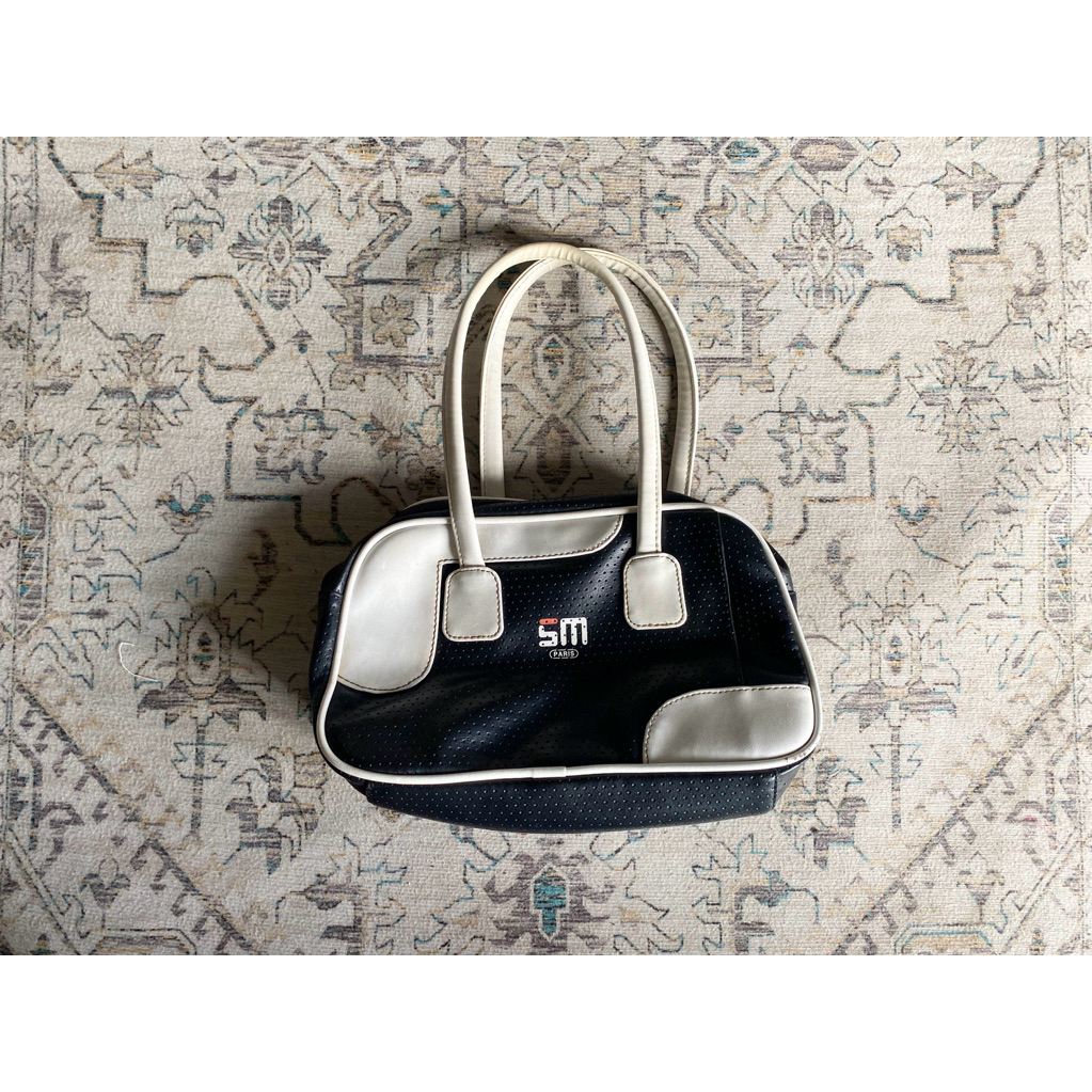 sophie martin shoulder bag y2k | tas bahu hitam putih sophie martin