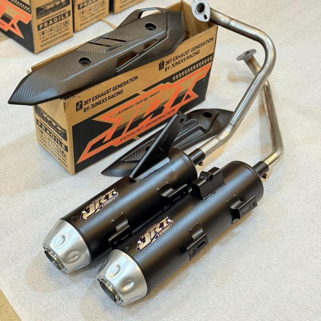 Knalpot Standar Racing Original JRT EXHAUST MODEL TZM beat fi / vario 125 - 150 /pcx 160 /adv & Dll