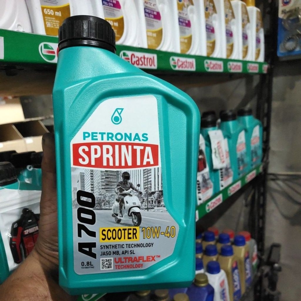OLI PETRONAS SPRINTA A700 SCOOTER 10W-40 800ML 100% ORIGINAL