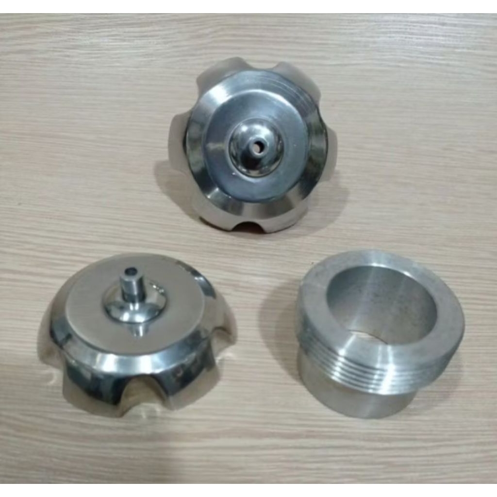 Tutup tangki motor trail cnc Klx, D'Tracker, Crf, Ts, Ktm, Viar cross, Wr dll