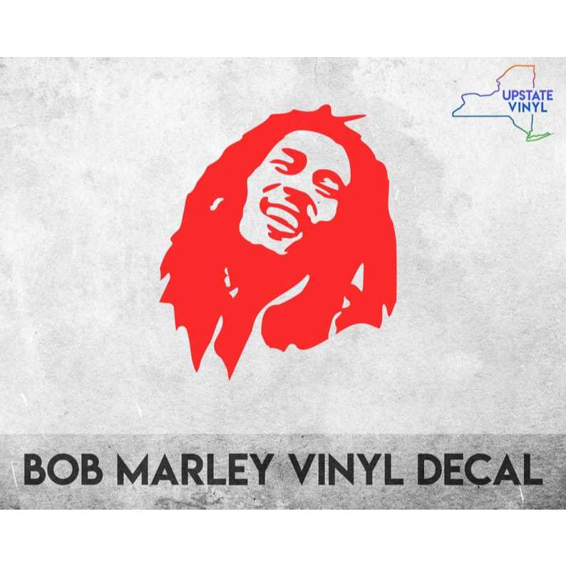 Sticker Cutting Keren Karakter Bob Marley Untuk Mobil, Motor, Laptop Tahan Air Free Custom