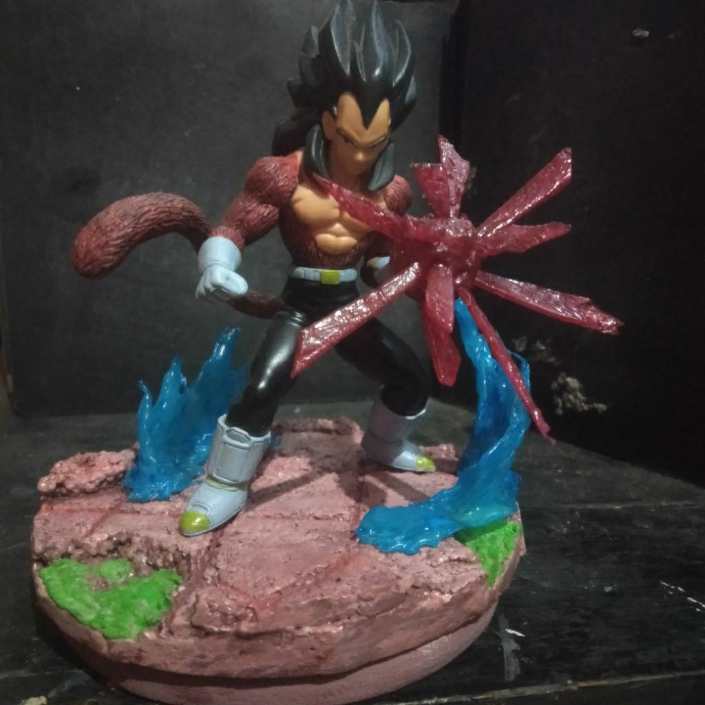 stand base figure + aura biru