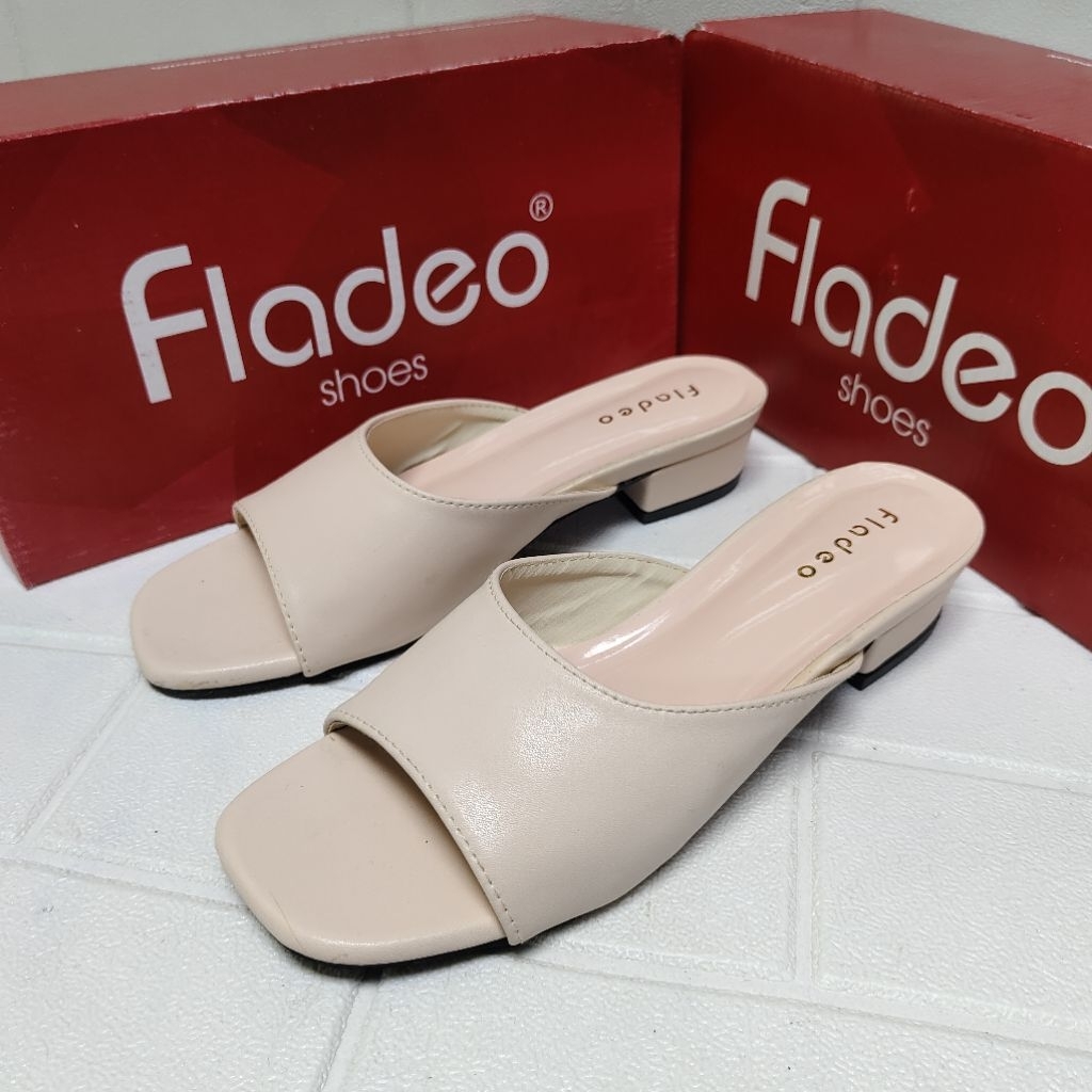 Sandal Pesta Wisuda Kondangan hak wanita slop SL01 hak 3cm fladeo size 37-40 sandal brand matahari