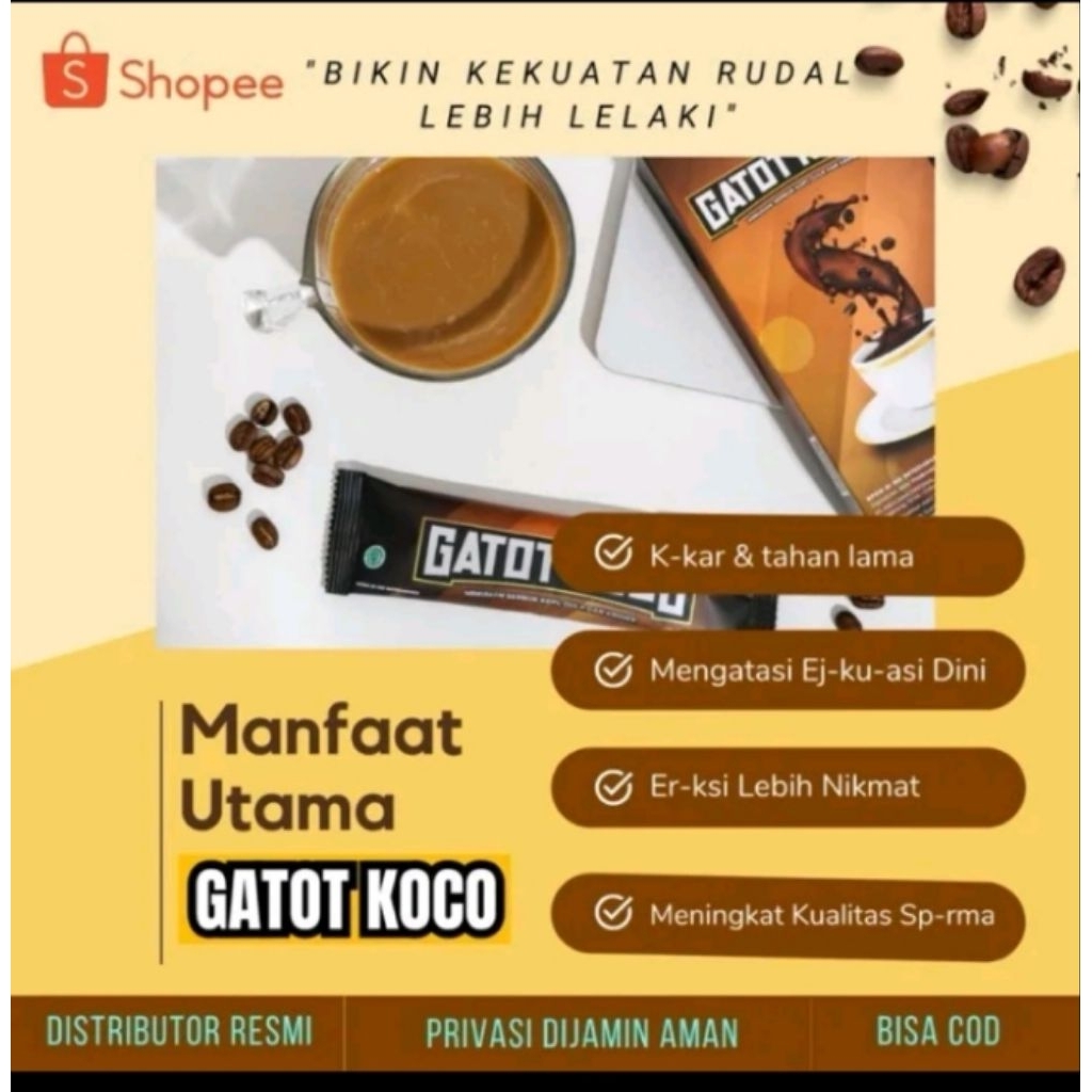 (COD) Kopi Gatot Koco Original Agen Bali