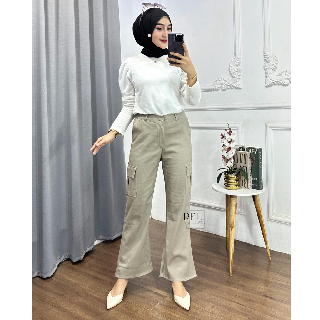 celana cutbray cargo// cutbray wanita// cargo wanita