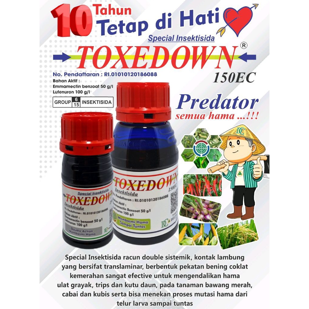 INSEKTISIDA TOXEDOWN 150 EC ORIGINAL