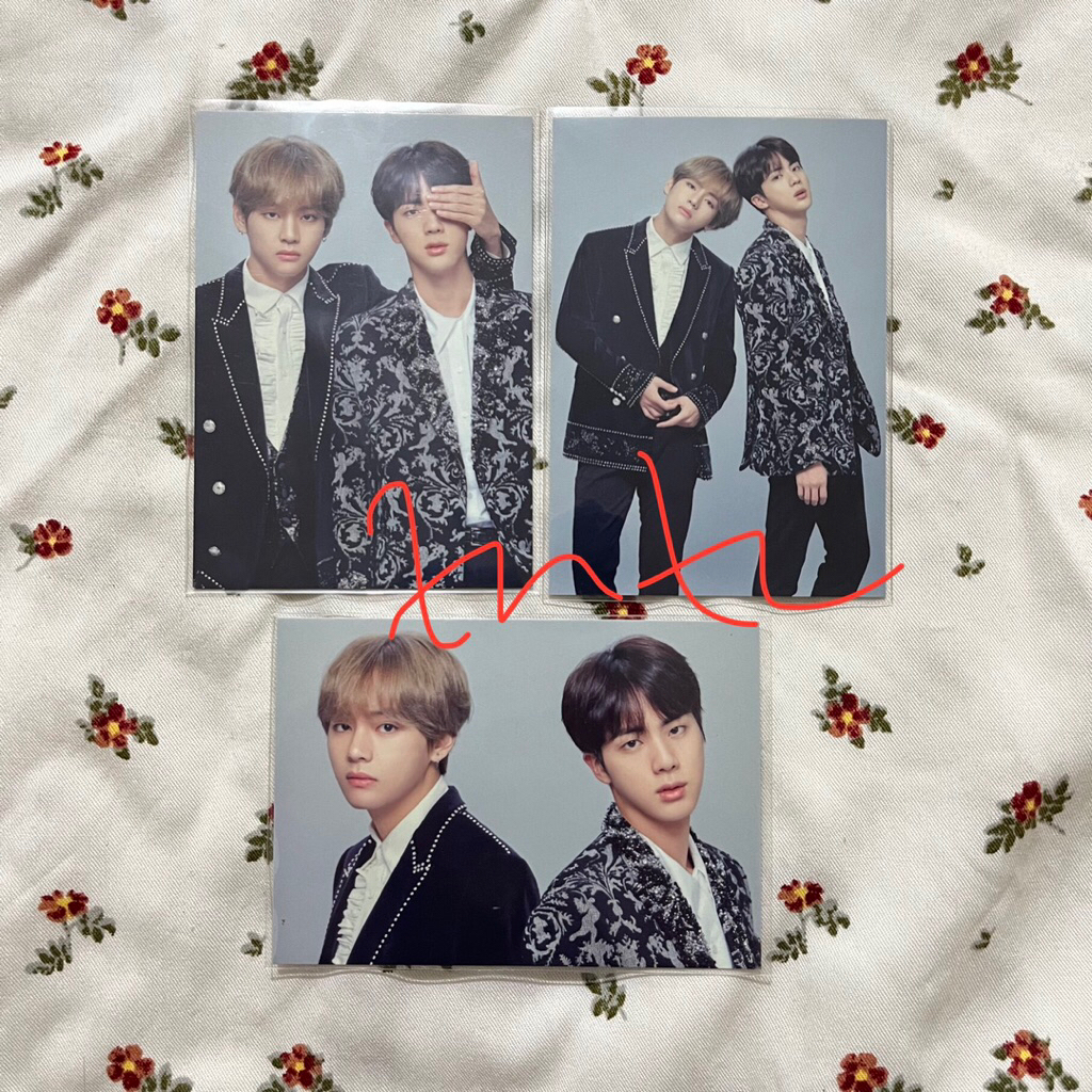 [Ready Stock] Official Mini Photocard BTS Wings Tour The Final 2017 Unit Jin V