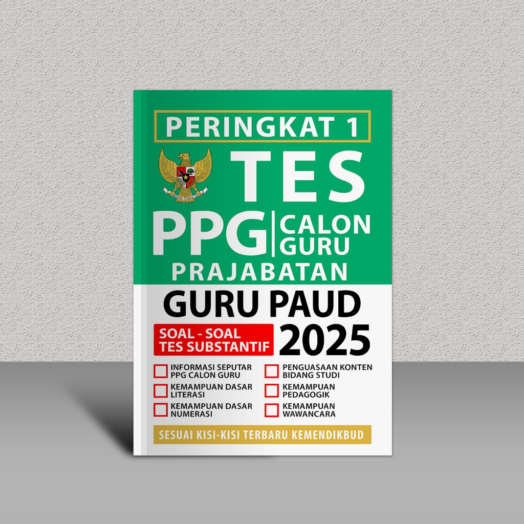 Buku PPG Prajabatan Guru PAUD Guru Kelas 2025 - Buku PPG Calon Guru PAUD 2025