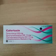 Calortusin box 100 tablet obat batuk flu demam