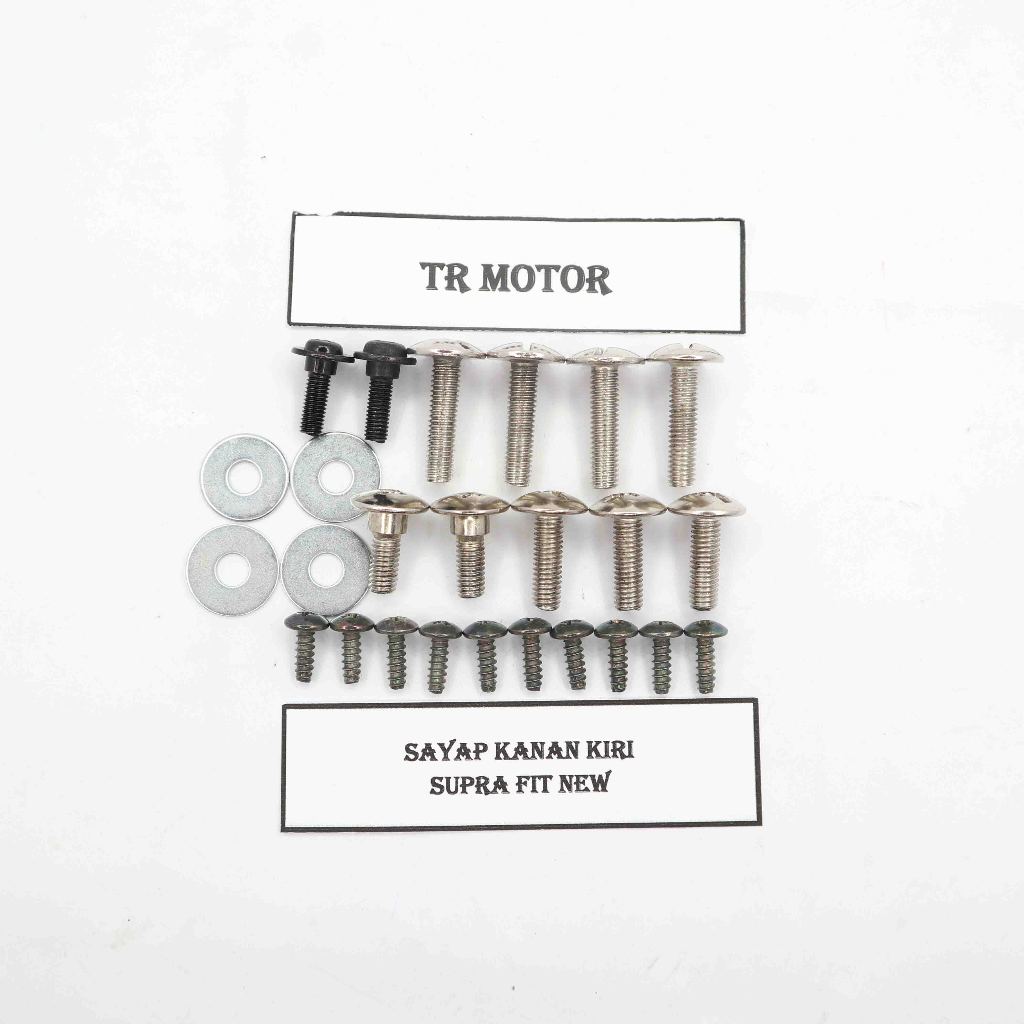 Baut Sayap Kanan Kiri Supra Fit New | Baud Sayap Kanan Kiri Supra Fit New Lengkap Berkualitas