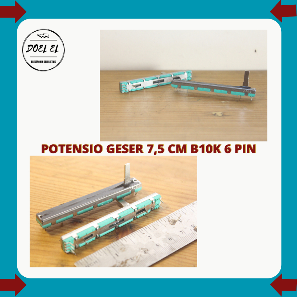 DOEL EL POTENSIO GESER 7,5 CM 10K | POTENSIO