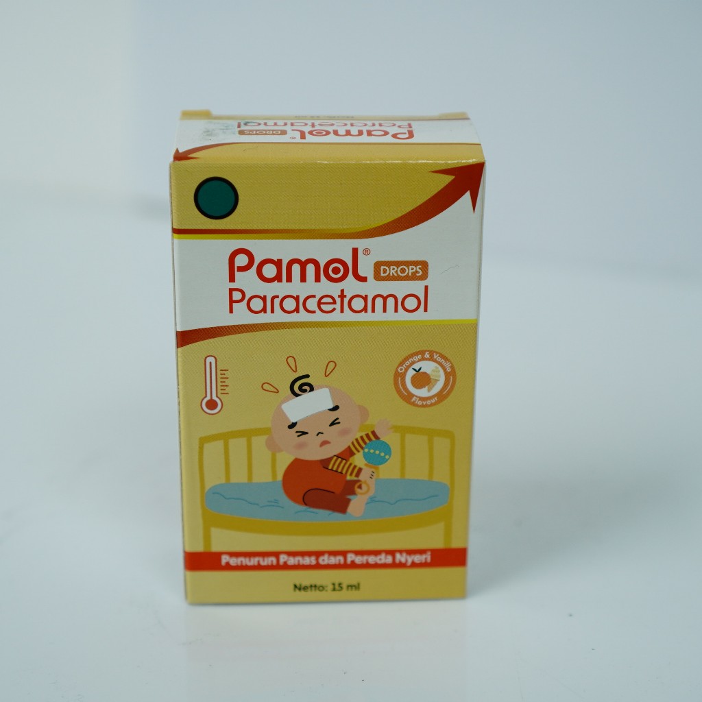 Pamol Paracetamol Drop untuk Menurunkan Demam Bayi (15 ml)