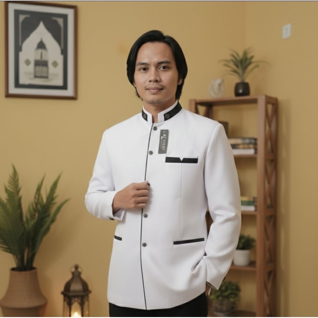 Jasko polos/jasko bordir/jasko pria/koko pria/kemko/kemeja koko dewasa