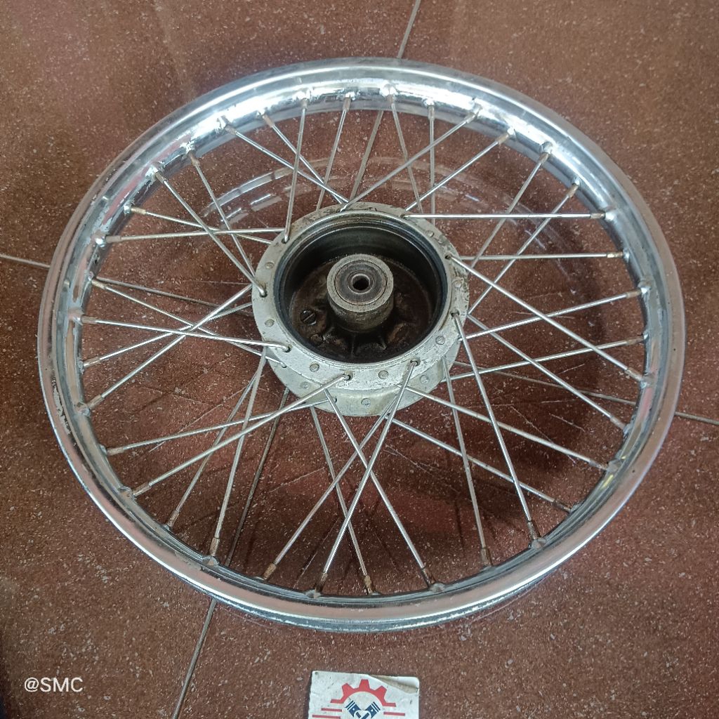 velg suzuki smash pelg pelek tromol smash shogun bravo crystal ori standar belakang