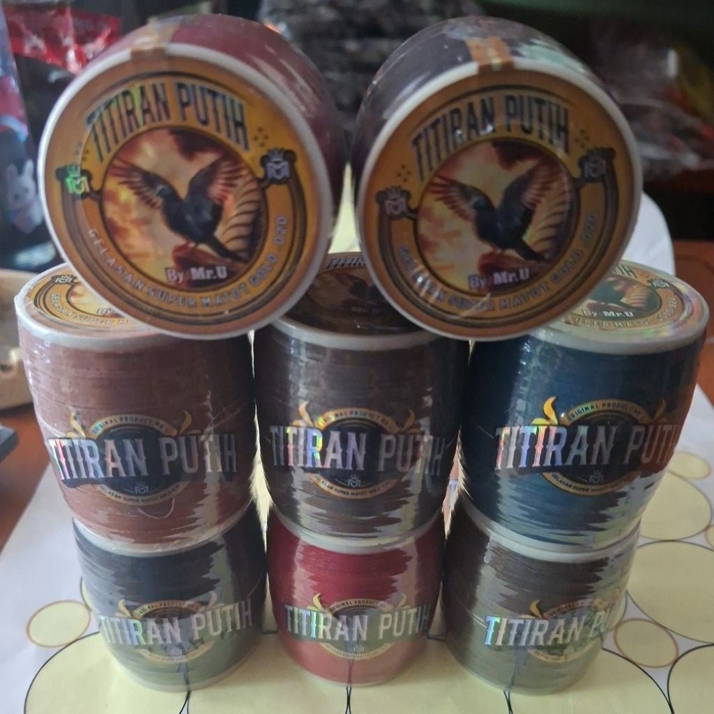 GELASAN SENAR MATOT GOLD TITIRAN PUTIH 2000'yard SIZE 022