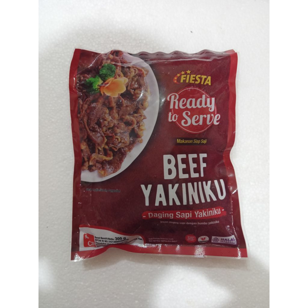 Fiesta beef Yakiniku/daging sapi Yakiniku instan 300gr
