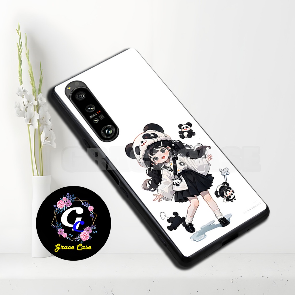 (GC22) Softcase karet Hp - SONY XPERIA 1 MARK 2/MARK 4/XPERIA 5 MARK 3 TERBARU - Motif Cewek   / Sil