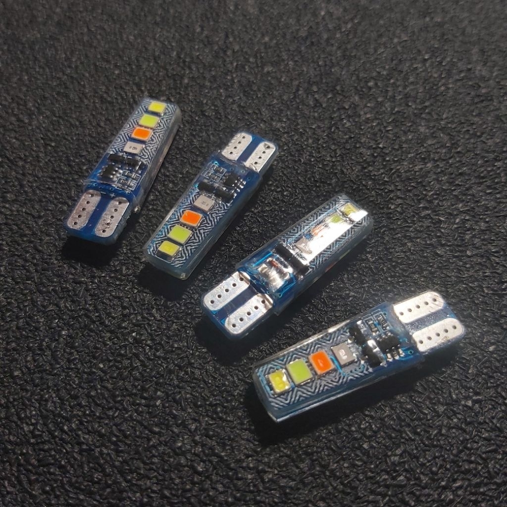 grosir sen jelly warna warni rgb, led t10 kedip motor mobil sen dan senja