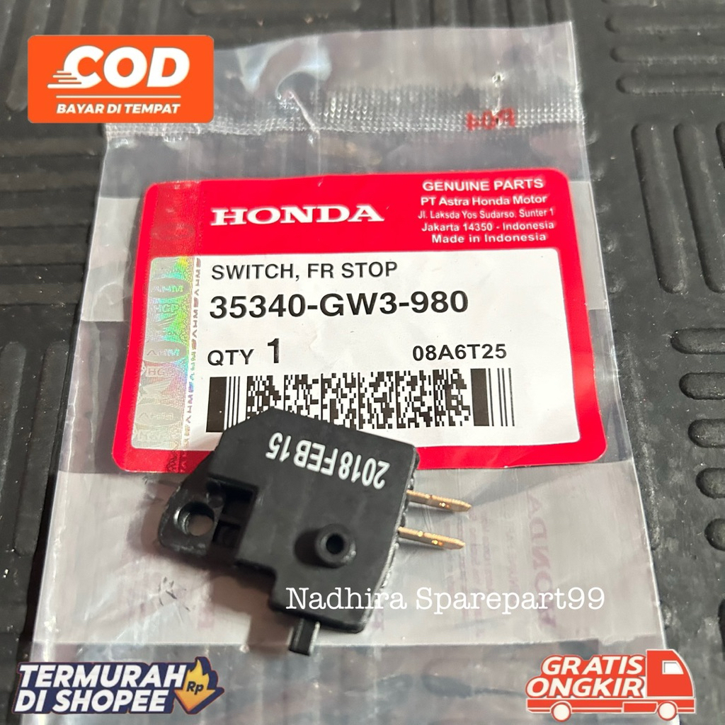 Switch swith suwith Rem Depan kanan Honda Vario 125 fi old Vario 125 esp led vario 150 fi old vario 