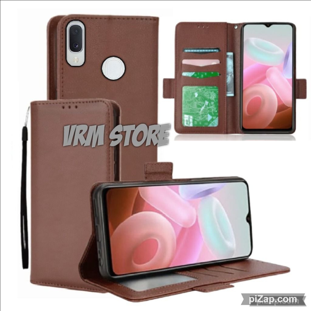 Case Dompet Hp Samsung A10s Case Dompet Casing Hp Flip Kulit Case Wallet Leather Cover