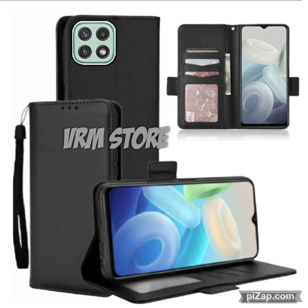 Case Dompet Hp Samsung A22 5G Case Dompet Casing Hp Flip Kulit Case Wallet Leather Cover